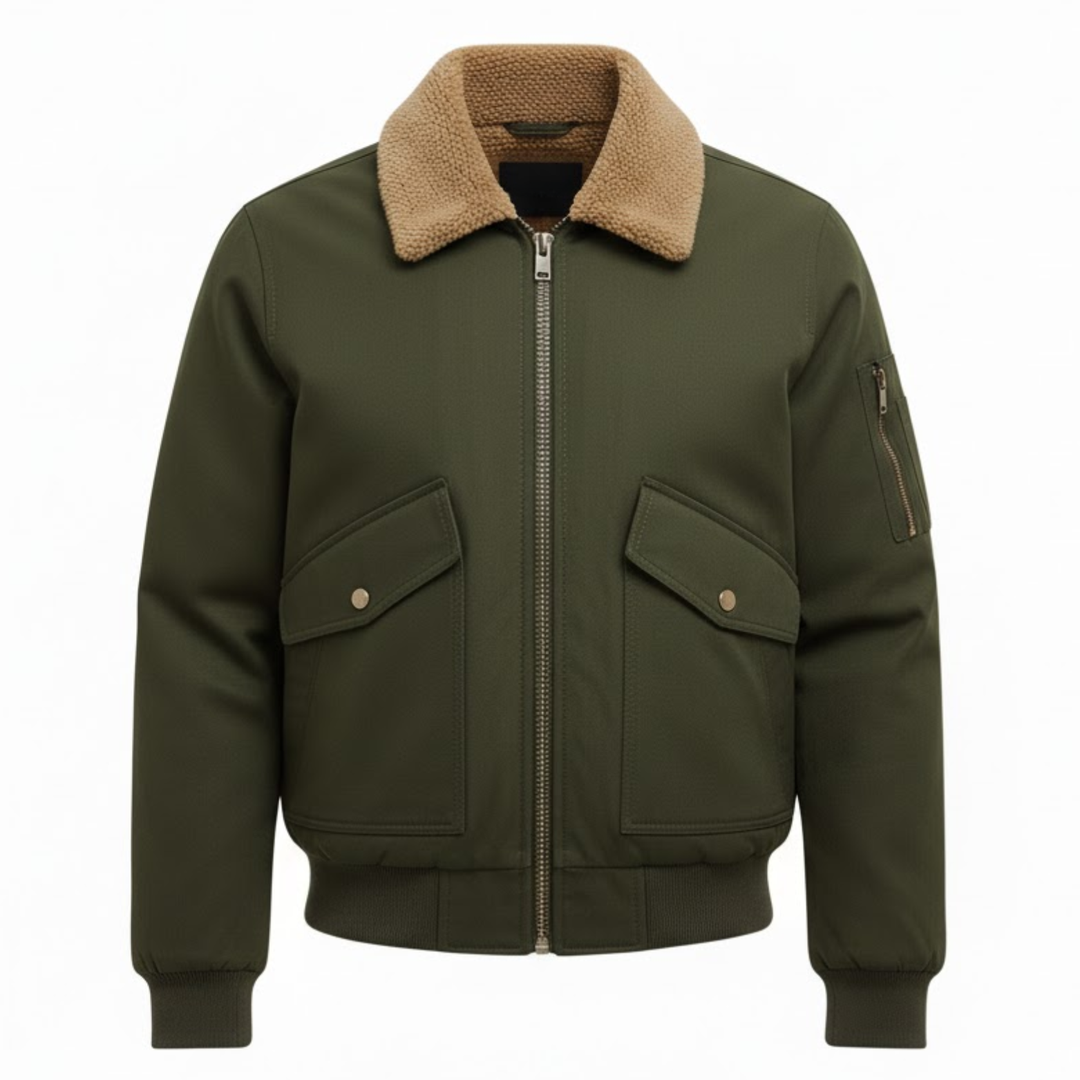 Colton | Bomber Jacket with Zip Front