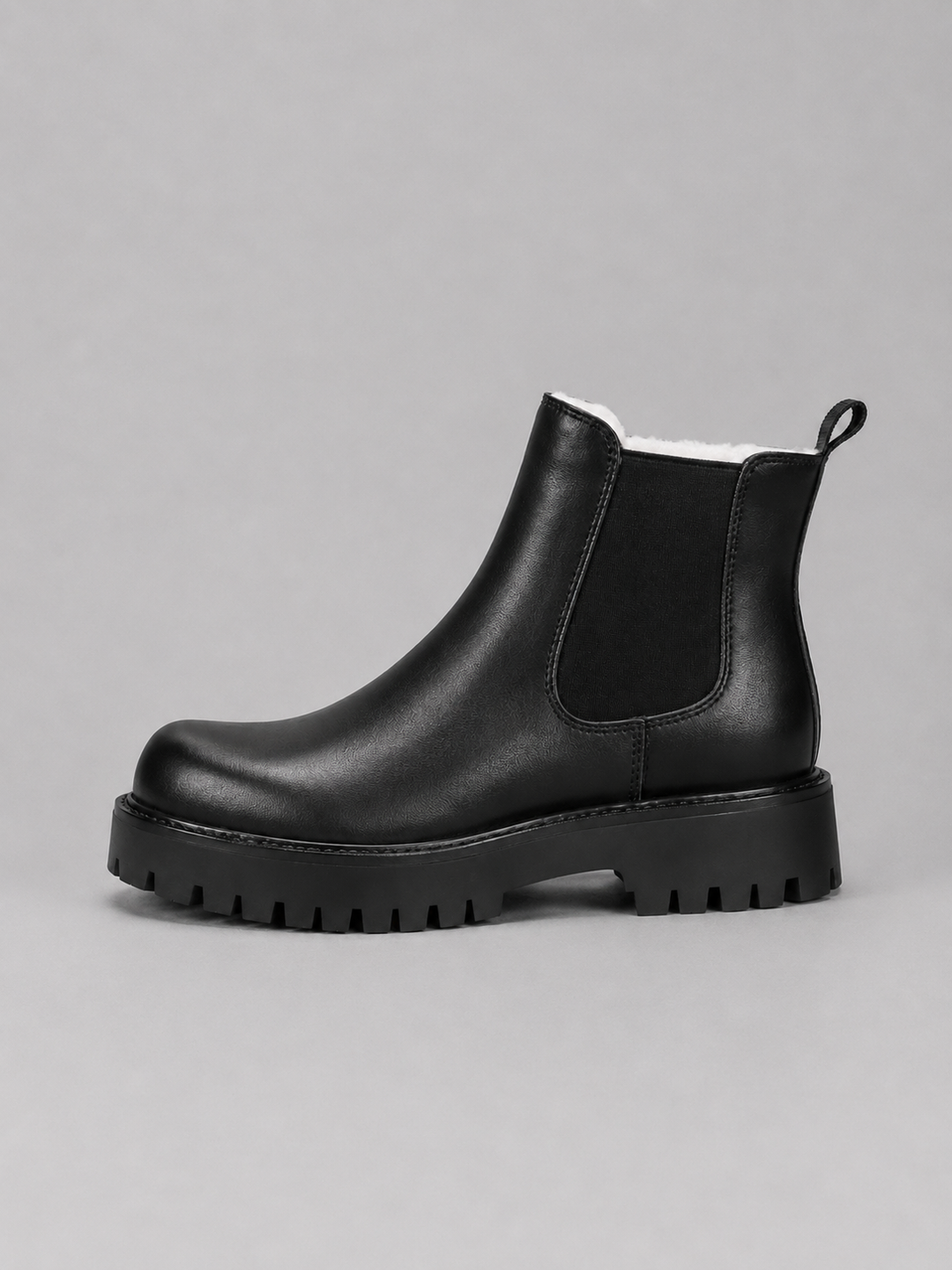 Men’s Chunky Chelsea Boots with Thick Sole