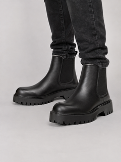 Men’s Chunky Chelsea Boots with Thick Sole