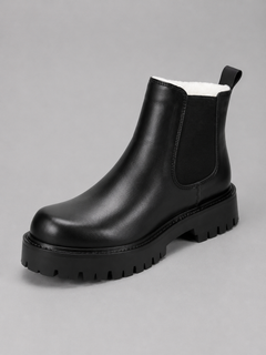 Men’s Chunky Chelsea Boots with Thick Sole