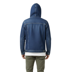 Arlo | Hooded Denim Jacket with Button Front