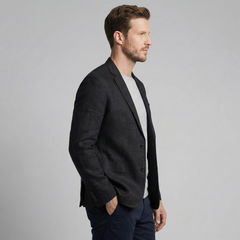 Callum | Light Blue Blazer with Notch Lapel
