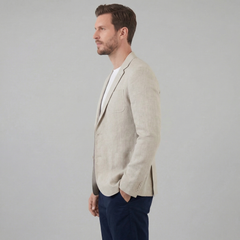 Callum | Light Blue Blazer with Notch Lapel
