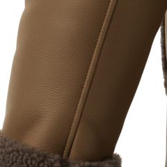 Jasper | Sherpa Lined Long Coat with Faux Fur Collar