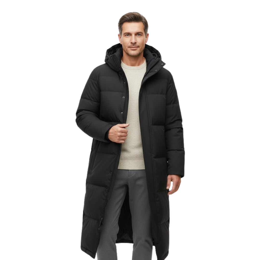 Miles | Long Hooded Parka with Insulated Lining