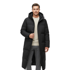 Miles | Long Hooded Parka with Insulated Lining