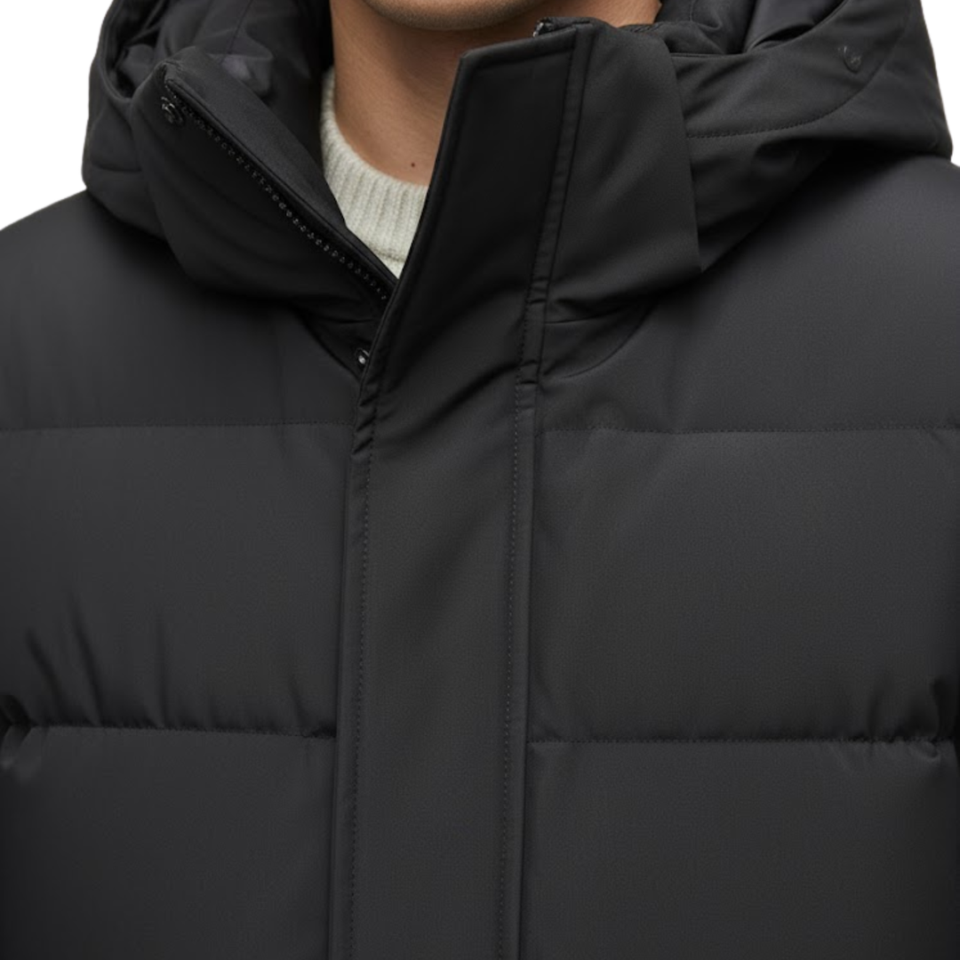 Miles | Long Hooded Parka with Insulated Lining