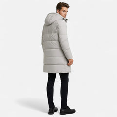 Julian | Long Puffer Jacket with Adjustable Hood