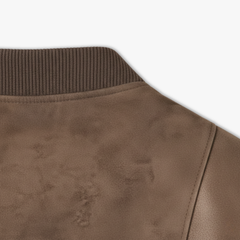 Fletcher | Varsity Bomber Jacket with Snap Front