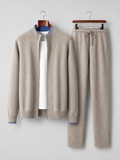 Men's Loungewear Co-Ord with Full Zip Front