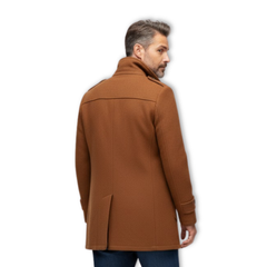 Daniel | Long Winter Coat with Double Collar
