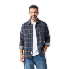 Emmett | Plaid Shacket with Chest Pockets