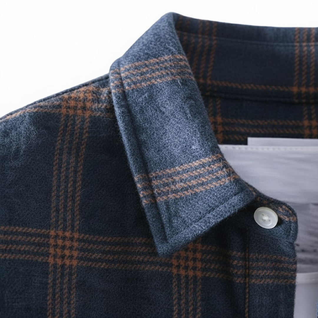 Emmett | Plaid Shacket with Chest Pockets