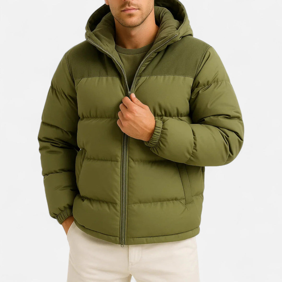Marcus | Hooded Puffer Jacket with Full Zip