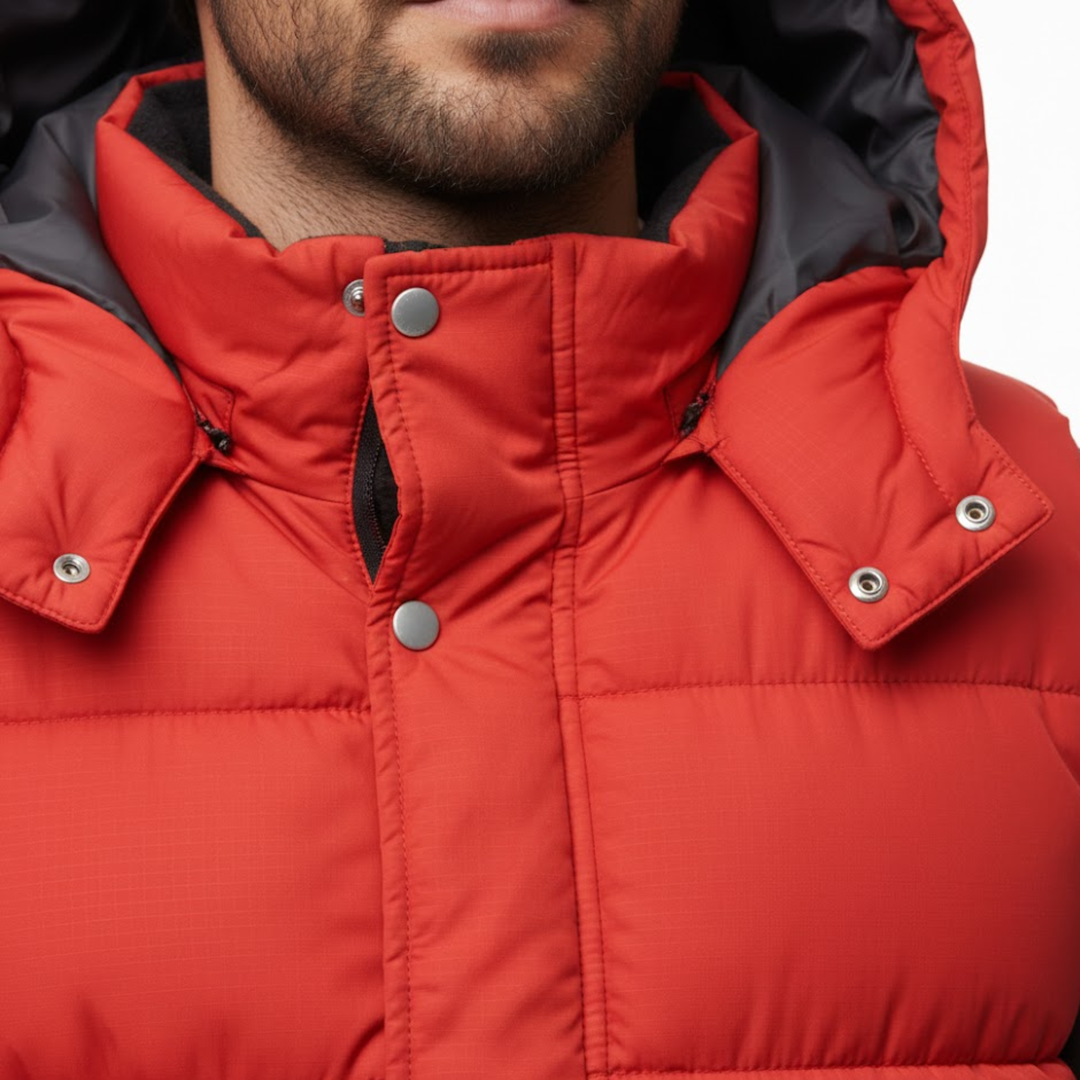 Nolan | Hooded Puffer Vest with Full Zip