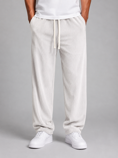 Men’s Relaxed Trousers with Drawstring Waist