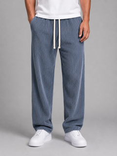Men’s Relaxed Trousers with Drawstring Waist