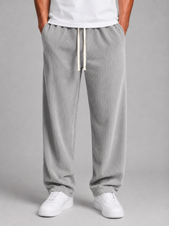 Men’s Relaxed Trousers with Drawstring Waist