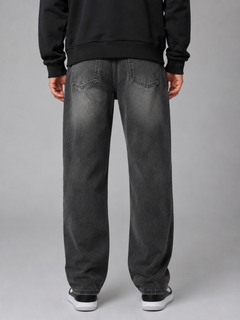 Men’s Relaxed Trousers with Vintage Washed Finish