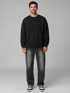 Men’s Relaxed Trousers with Vintage Washed Finish