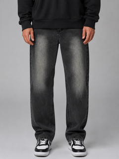 Men’s Relaxed Trousers with Vintage Washed Finish