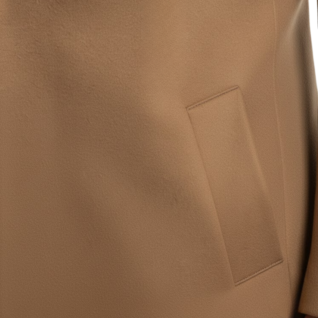 Everett | Long Overcoat with Notch Lapel