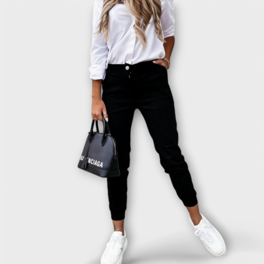 Women’s Stretch Pants with Elastic Waistband
