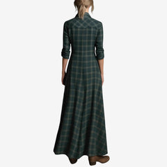 Marcelline | Women’s Elegant Dress with Collar Buttons