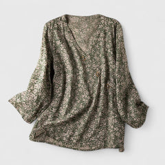 Solene | Women’s Comfortable Blouse with Subtle Embroidery