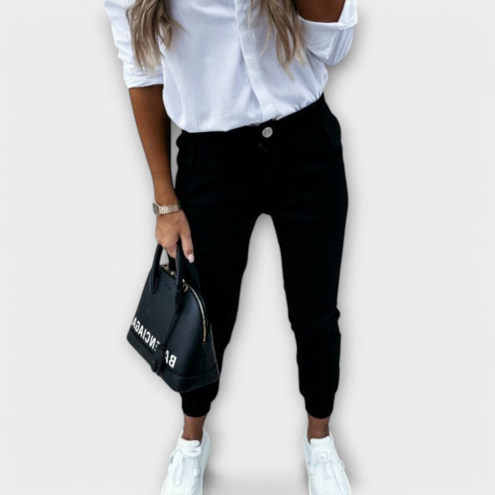 Women’s Stretch Pants with Elastic Waistband