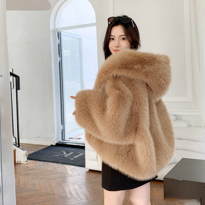 Stella | Women’s Hooded Long Sleeve Coat with Comfort
