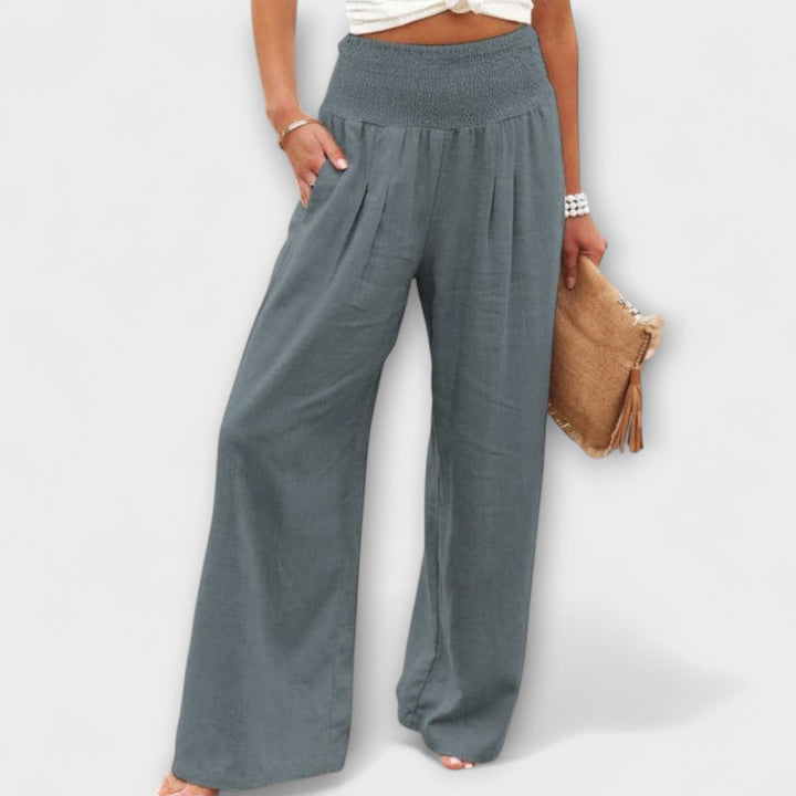 Women’s Casual Wide Pants with Relaxed Fit