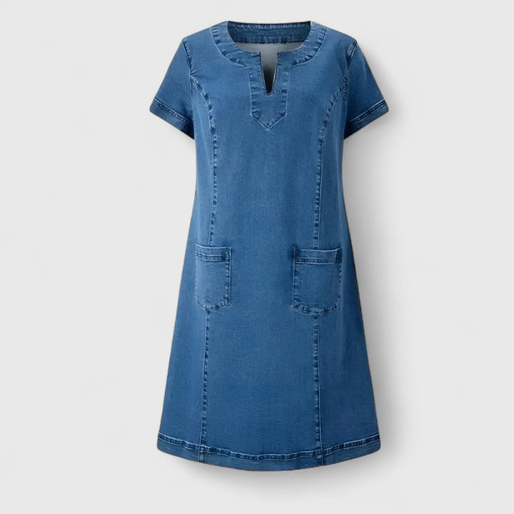 Women’s Elegant Dress with Front Pockets