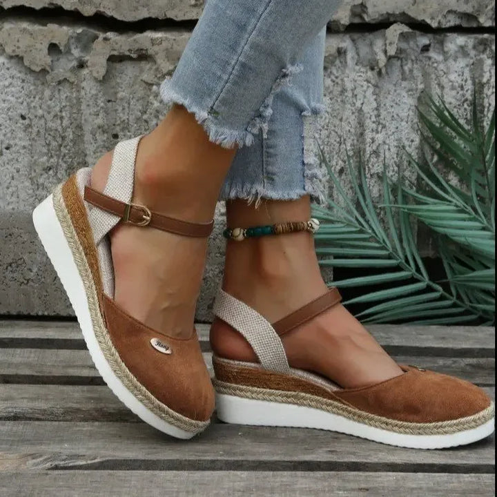 Women’s Rope Orthopedic High Heels with Stability