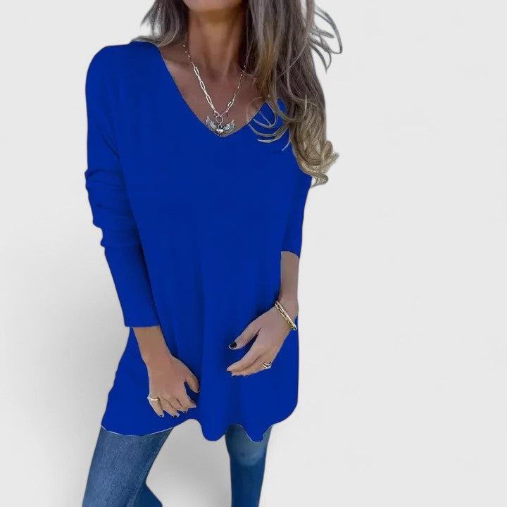 Taurenya | Women’s Comfortable Top with V-Neck