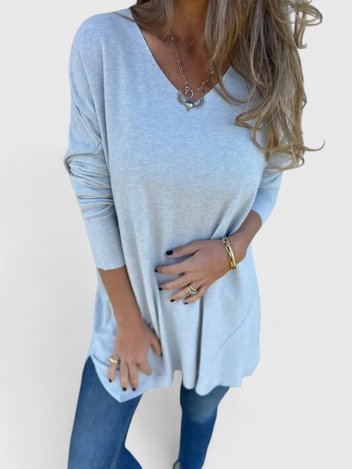 Taurenya | Women’s Comfortable Top with V-Neck