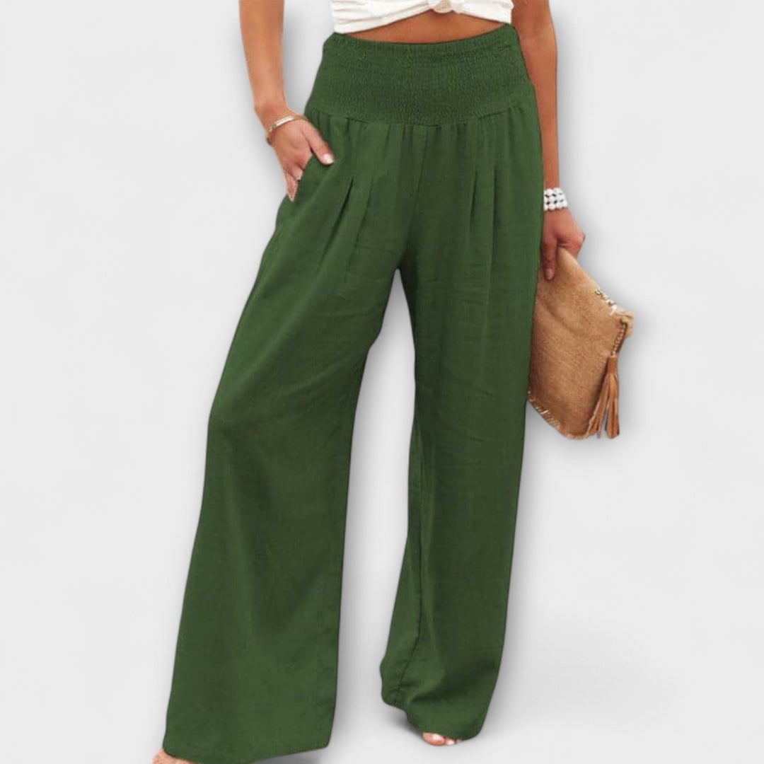 Women’s Casual Wide Pants with Relaxed Fit