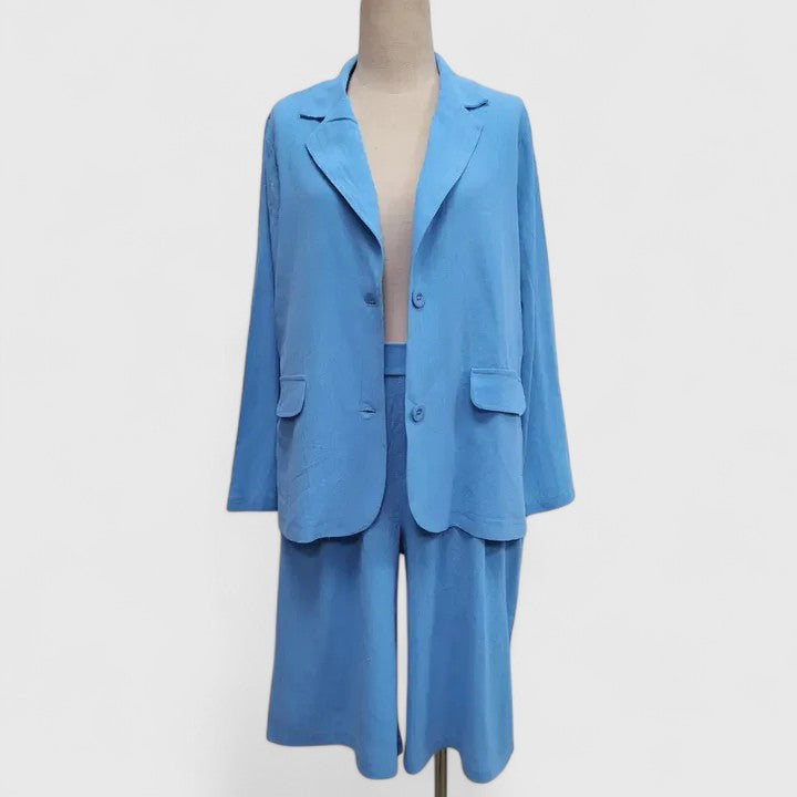 Women’s Elegant Suit 2-Piece Set with Comfort