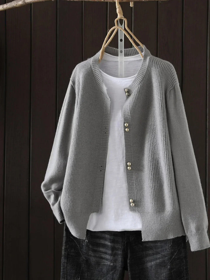 Auri | Women’s Cardigan with Pearl-Inspired Buttons