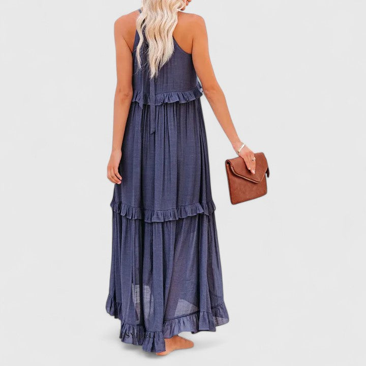 Women’s Elegant Dress with Ruffle Details