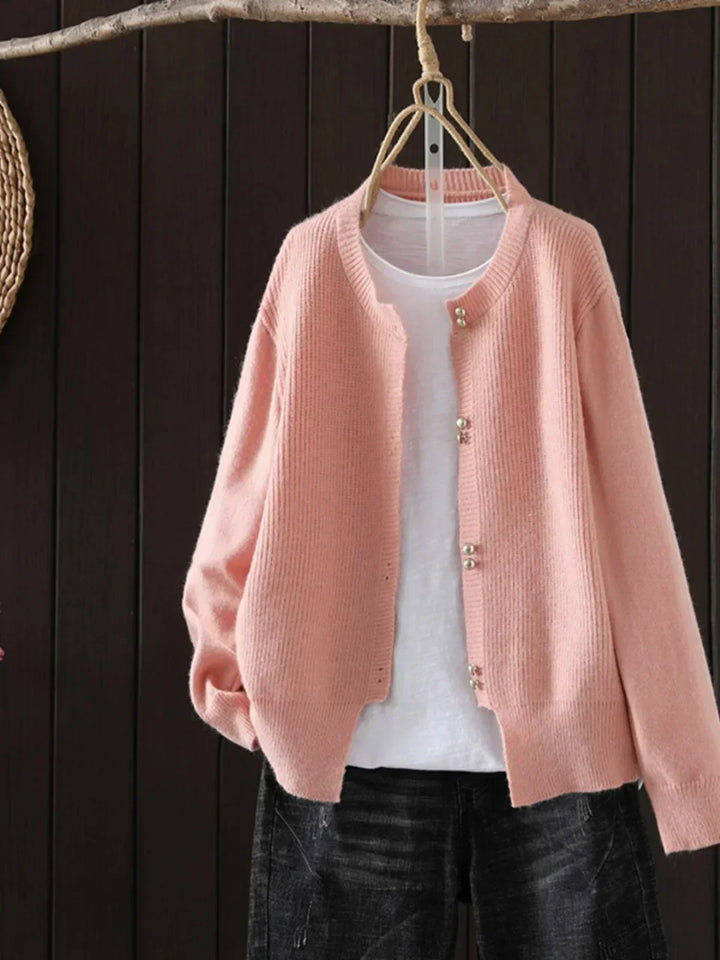 Auri | Women’s Cardigan with Pearl-Inspired Buttons