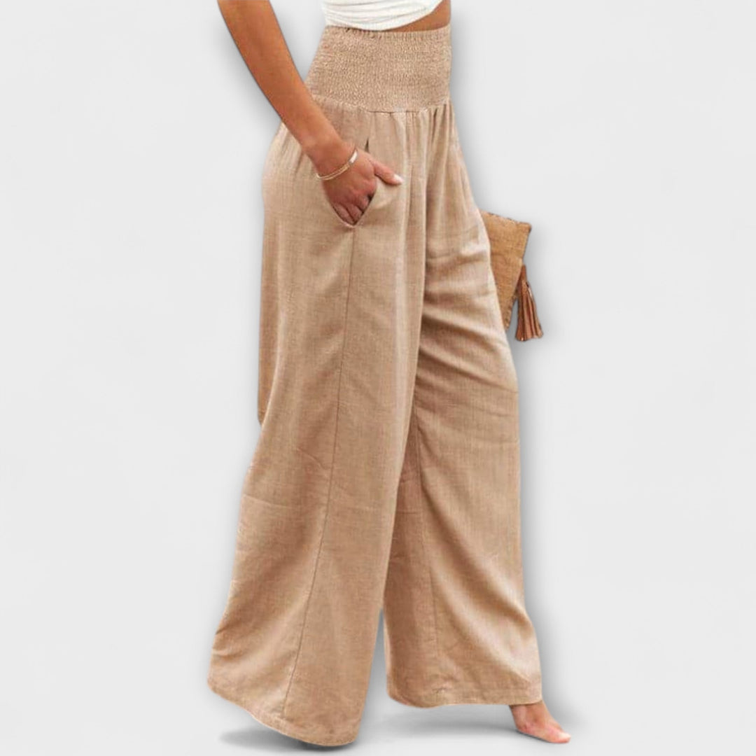 Women’s Casual Wide Pants with Relaxed Fit