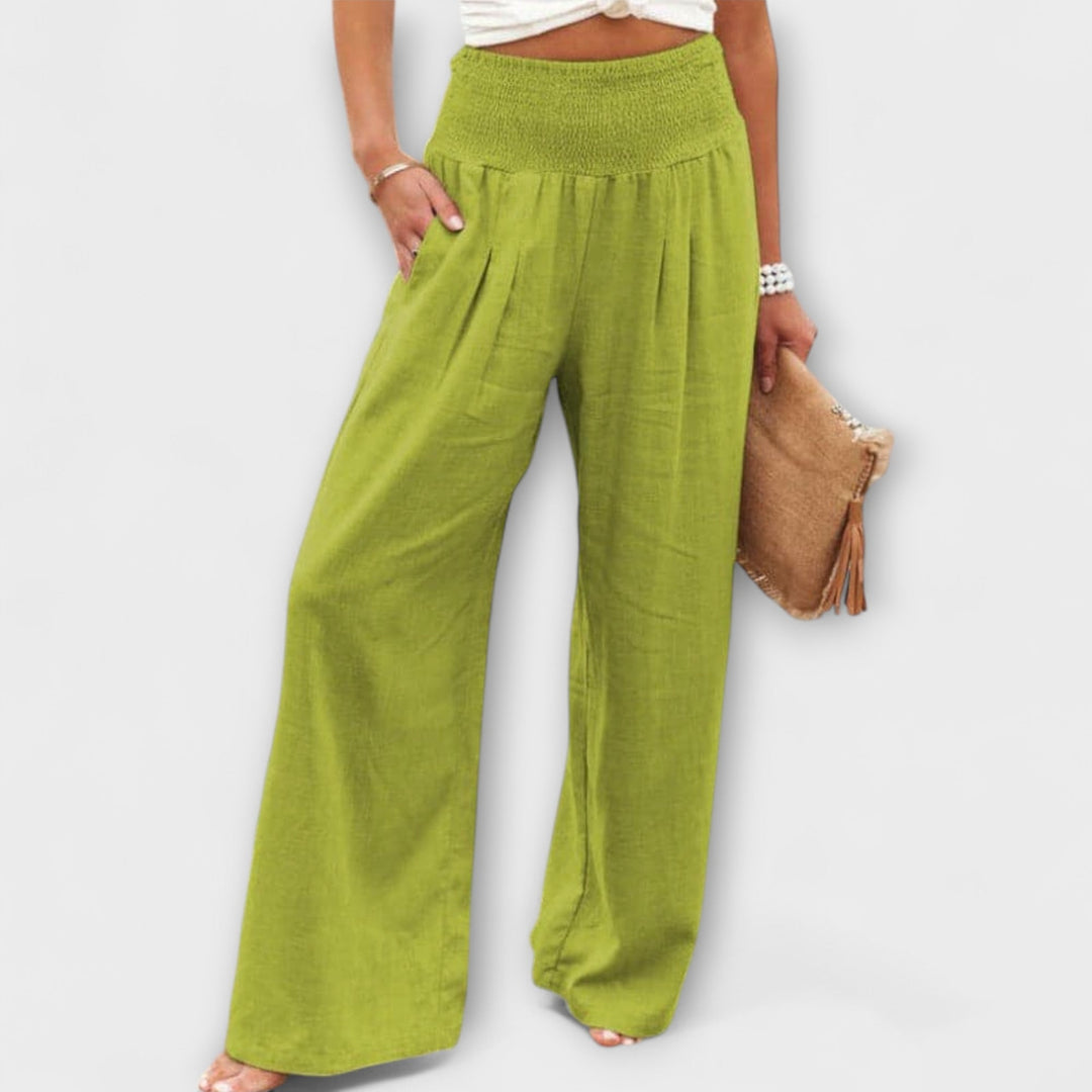 Women’s Casual Wide Pants with Relaxed Fit