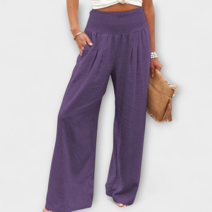 Women’s Casual Wide Pants with Relaxed Fit