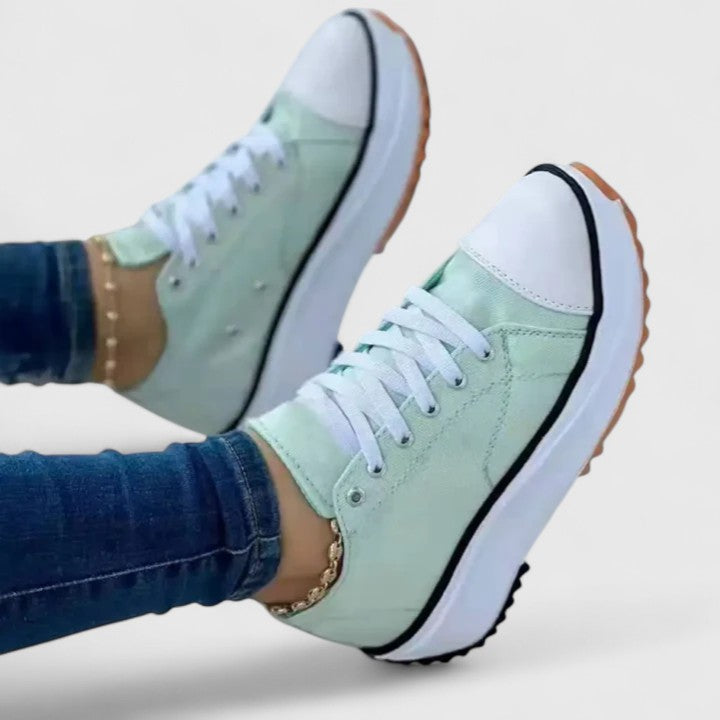 Women’s Sneakers with Lace-Up Closure