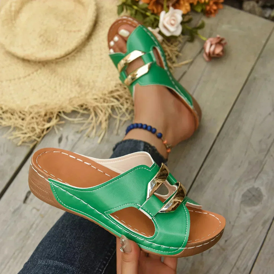 Women’s Wedge Sandals with Stability