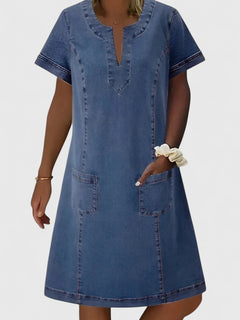 Women’s Elegant Dress with Front Pockets
