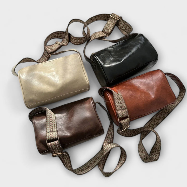 Women’s Vintage Crossbody Bag with Zipper
