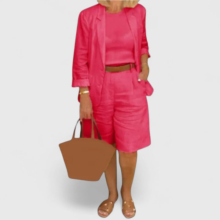 Women’s Elegant Suit 2-Piece Set with Comfort