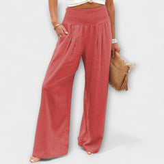 Women’s Casual Wide Pants with Relaxed Fit